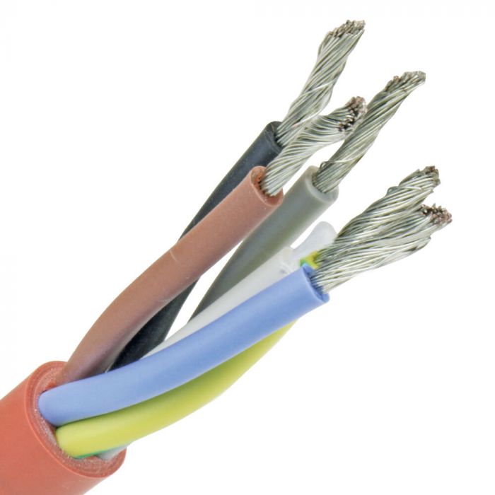 Helukabel SIHF siliconenkabel 5x1.5mm2 per rol 100 meter