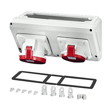 Hensel Mi CB 14 connection box 1x32A 1x63A 5-polig 300x150x170mm (BxHxD)